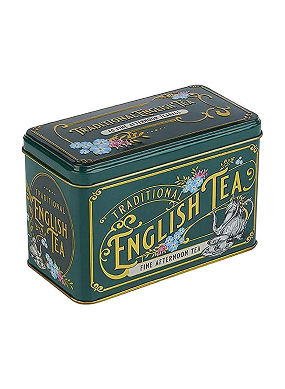 New English Teas Vintage Victorian Bottle Green Tea Tin with English Afternoon Teabags, 80g
New English Teas Vintage Victorian Bottle Green Tea Tin with English Afternoon Teabags, 80g