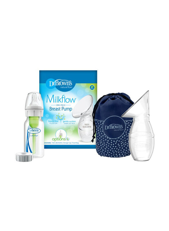 Dr. Browns Dr. Brown’s Silicone Breast Pump With 120ml Pp Narrow Options+ Baby Bottle, Clear
Dr. Browns Dr. Brown’s Silicone Breast Pump With 120ml Pp Narrow Options+ Baby Bottle, Clear