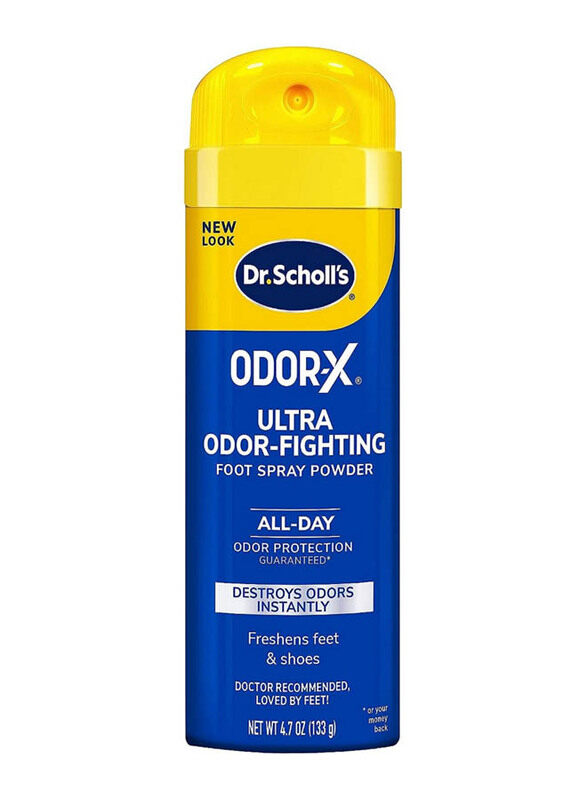Dr. Scholl's Odor-X Ultra Odor-Fighting Foot Spray Powder And Sweat Absorption, 133g
Dr. Scholl's Odor-X Ultra Odor-Fighting Foot Spray Powder And Sweat Absorption, 133g