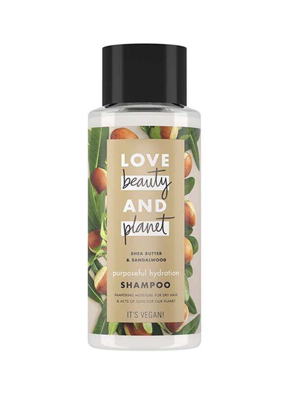 Love Beauty and Planet Shea Butter and Sandalwood Shampoo for All Hair Types, 400ml
Love Beauty and Planet Shea Butter and Sandalwood Shampoo for All Hair Types, 400ml