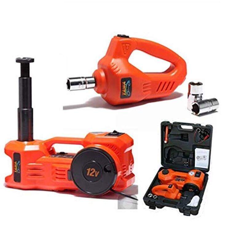 Conpex 360 A 5 Ton Electric Car Hydraulic Floor Jack with Built-in Tire Inflator Pump & Led Light, Orange/Black
Conpex 360 A 5 Ton Electric Car Hydraulic Floor Jack with Built-in Tire Inflator Pump & Led Light, Orange/Black