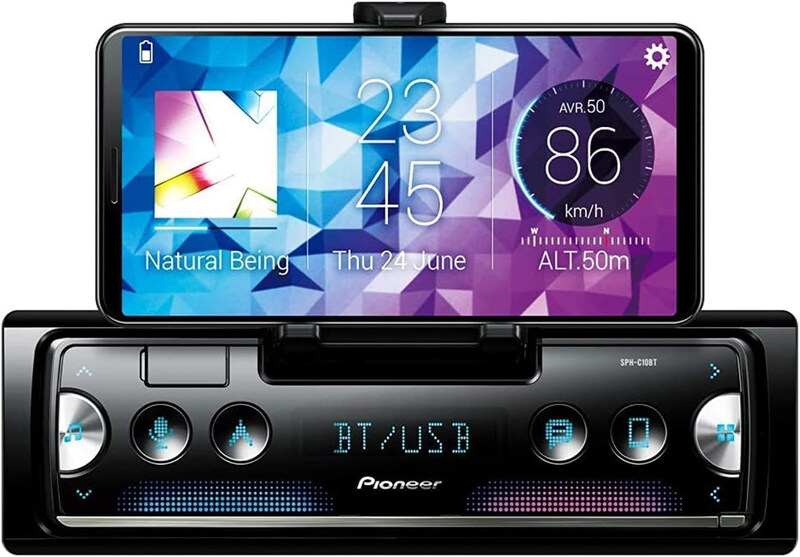Pioneer SPH-C10BT Smartphone Receiver with Pioneer Smart Sync connectivity, Dual Bluetooth, Black
Pioneer SPH-C10BT Smartphone Receiver with Pioneer Smart Sync connectivity, Dual Bluetooth, Black