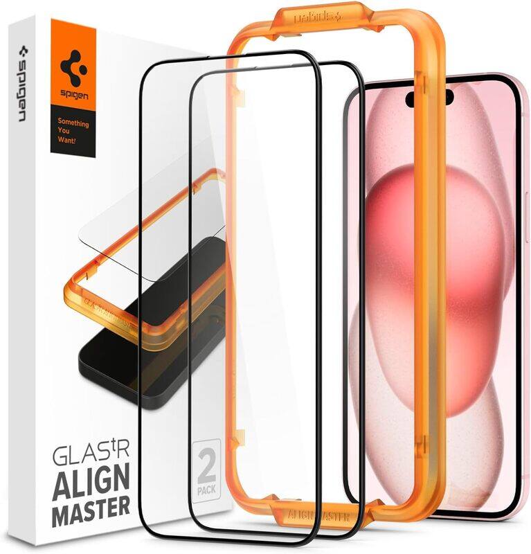 Apple Spigen Glastr Align Master Edge to Edge iPhone 15 PLUS Screen Protector Premium Tempered Glass - Full Cover (2 Pack)
Apple Spigen Glastr Align Master Edge to Edge iPhone 15 PLUS Screen Protector Premium Tempered Glass - Full Cover (2 Pack)