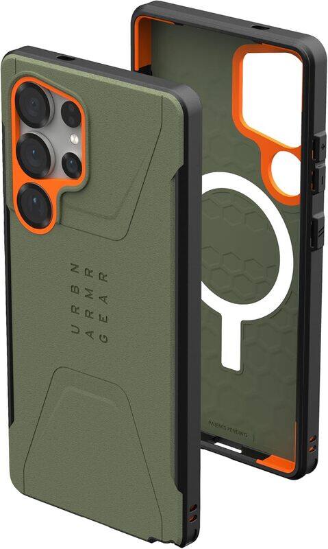 Urban Armor Gear UAG Samsung Galaxy S25 ULTRA Civilian (MagSafe) case cover - Olive Drab
Urban Armor Gear UAG Samsung Galaxy S25 ULTRA Civilian (MagSafe) case cover - Olive Drab