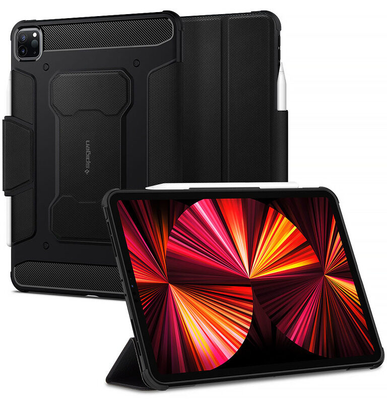 Spigen Apple iPad Pro 11 inch (2021/2020/2018) Case Cover Rugged Armor Pro, Black
Spigen Apple iPad Pro 11 inch (2021/2020/2018) Case Cover Rugged Armor Pro, Black
