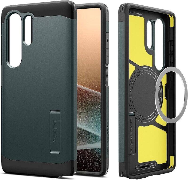 Spigen Samsung Galaxy S25 ULTRA Tough Armor MagFit (MagSafe) case cover - Abyss Green
Spigen Samsung Galaxy S25 ULTRA Tough Armor MagFit (MagSafe) case cover - Abyss Green