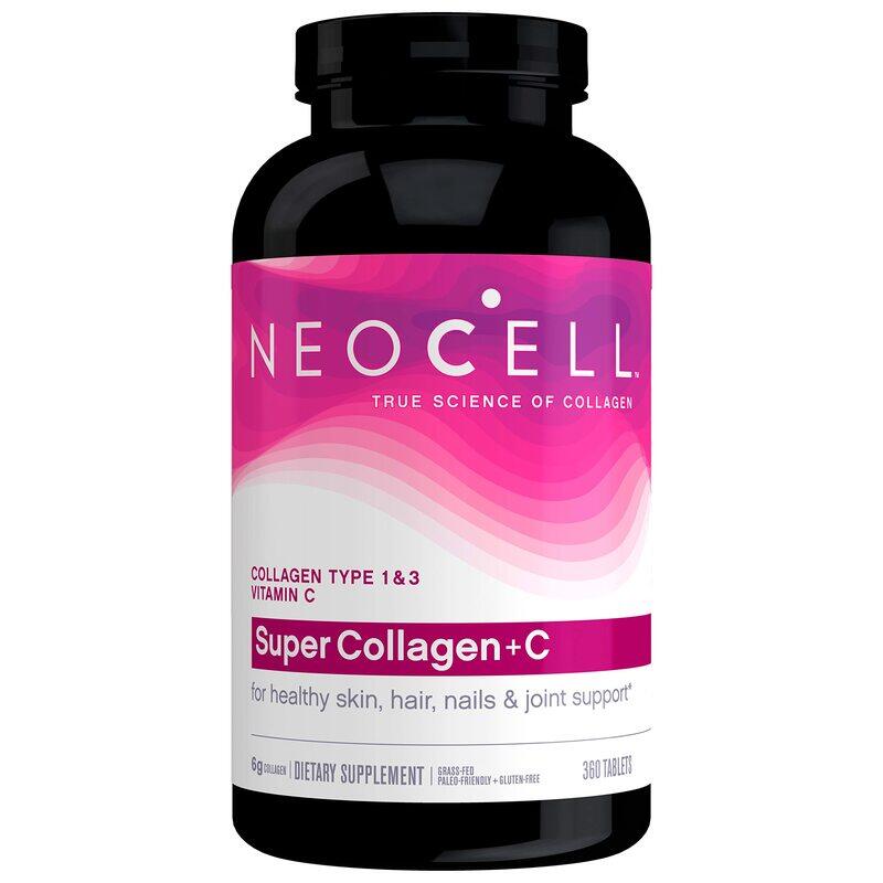 NeoCell Super Collagen Peptides + Vitamin C, 6g Collagen Per Serving, Gluten Free, Promotes Healthy Hair, Beautiful Skin, and Nail Support, Dietary Su
NeoCell Super Collagen Peptides + Vitamin C, 6g Collagen Per Serving, Gluten Free, Promotes Healthy Hair, Beautiful Skin, and Nail Support, Dietary Su