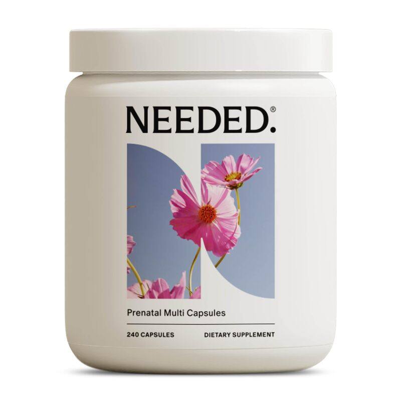 Needed. Multivitamin Capsules for Prenatal, Pregnancy, Breastfeeding, Postpartum, Expertly-Formulated & Third-Party Tested, 30-Day Supply
Needed. Multivitamin Capsules for Prenatal, Pregnancy, Breastfeeding, Postpartum, Expertly-Formulated & Third-Party Tested, 30-Day Supply