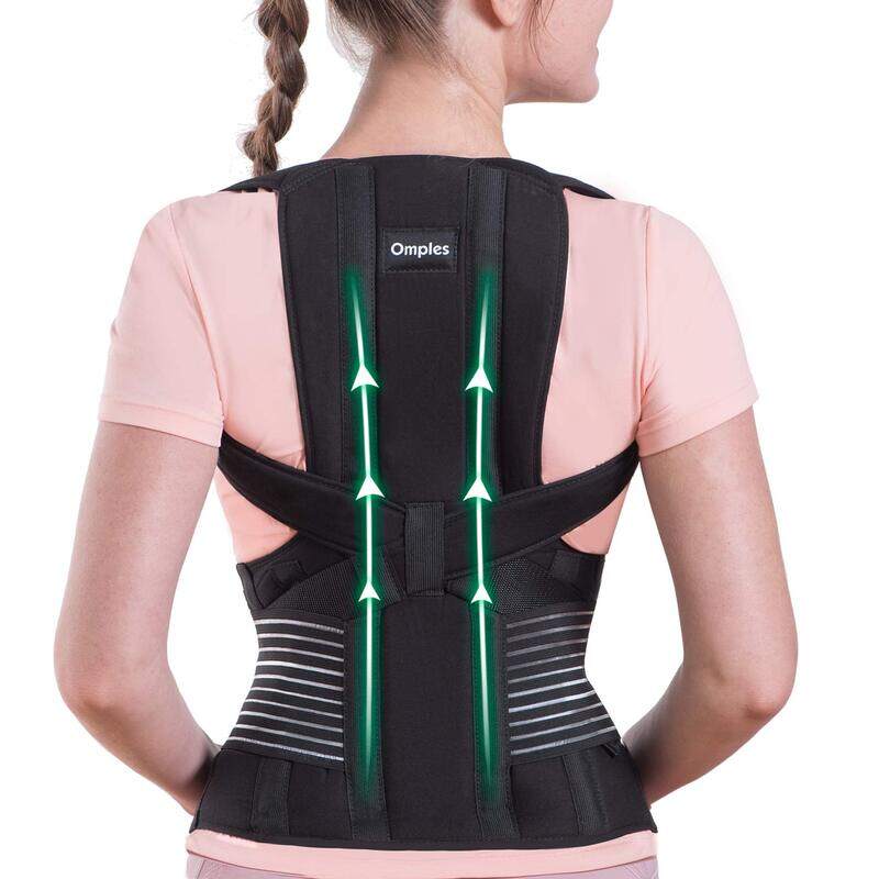 Omples Posture Corrector for Women and Men Thoracic Back Brace Straightener Shoulder Upright Support Trainer for Body Correction and Neck Pain Relief,
Omples Posture Corrector for Women and Men Thoracic Back Brace Straightener Shoulder Upright Support Trainer for Body Correction and Neck Pain Relief,