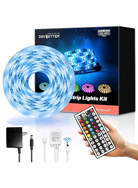 Tropicaltree Daybetter Waterproof LED Strip Lights with Remote Controller, 16.4-Feet, White
Tropicaltree Daybetter Waterproof LED Strip Lights with Remote Controller, 16.4-Feet, White