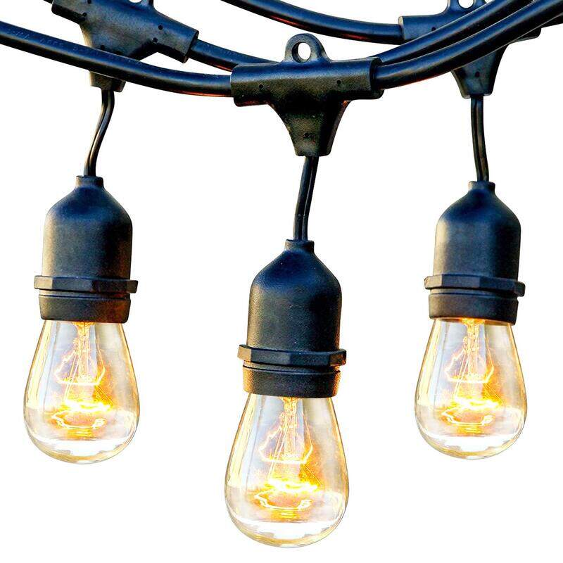 Brightech Ambience Pro Outdoor String Lights - Commercial Grade Waterproof Patio Lights with 48 Ft Dimmable Incandescent Edison Bulbs, Porch String Li
Brightech Ambience Pro Outdoor String Lights - Commercial Grade Waterproof Patio Lights with 48 Ft Dimmable Incandescent Edison Bulbs, Porch String Li