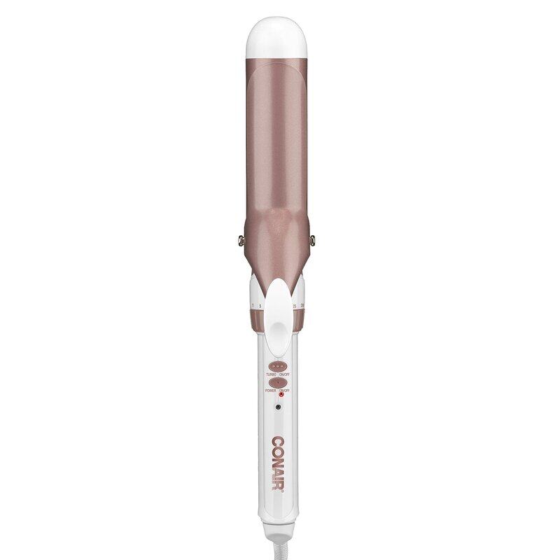 Conair Double Ceramic 1 1/2-Inch Curling Iron, 1 inch barrel produces soft waves - for use on medium and long hair
Conair Double Ceramic 1 1/2-Inch Curling Iron, 1 inch barrel produces soft waves - for use on medium and long hair