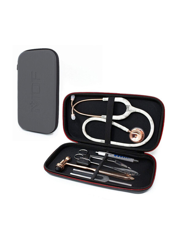 MDF Instruments Stethoscope Hard Travel Carrying Case with Mesh Pocket, Medium, MDFSCM12, Black
MDF Instruments Stethoscope Hard Travel Carrying Case with Mesh Pocket, Medium, MDFSCM12, Black