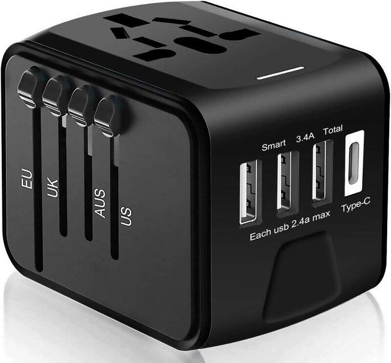 Generic Travel Adapter - Whzld International Travel Power Adapter W/High Speed 2.4A USB, 3.0A Type-C Wall Charger, European Adapter Travel Power Adapter Wall
Generic Travel Adapter - Whzld International Travel Power Adapter W/High Speed 2.4A USB, 3.0A Type-C Wall Charger, European Adapter Travel Power Adapter Wall