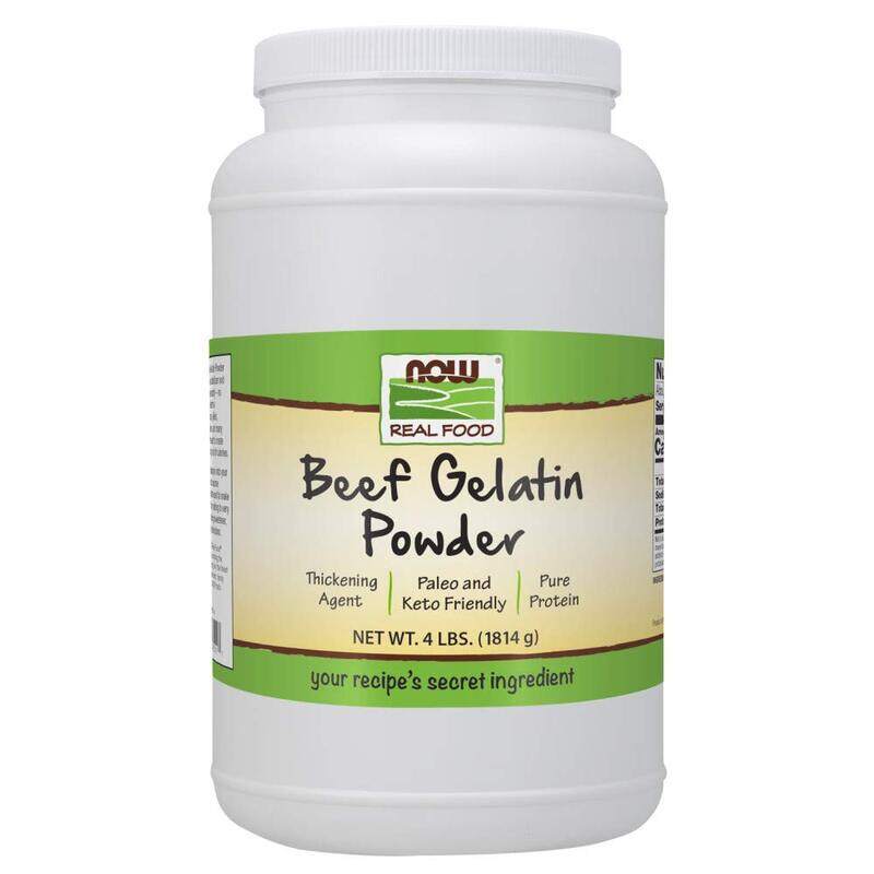 NOW Foods, Beef Gelatin Powder, Natural Thickening Agent, Source of Protein, 4-Pound
NOW Foods, Beef Gelatin Powder, Natural Thickening Agent, Source of Protein, 4-Pound