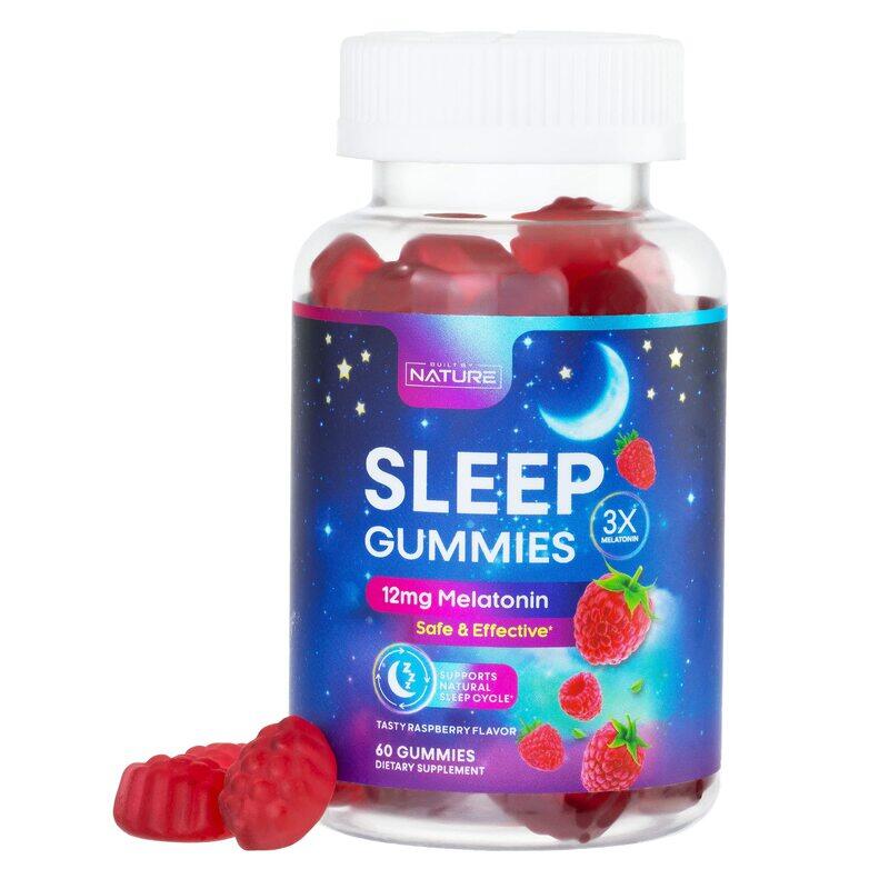 Built by Nature Melatonin 12mg Sleep Gummies, Fast Dissolving, Helps You Fall Asleep Faster & Stay Asleep Longer, 100% Drug Free, Supports Relaxation, Raspberry Flavo
Built by Nature Melatonin 12mg Sleep Gummies, Fast Dissolving, Helps You Fall Asleep Faster & Stay Asleep Longer, 100% Drug Free, Supports Relaxation, Raspberry Flavo