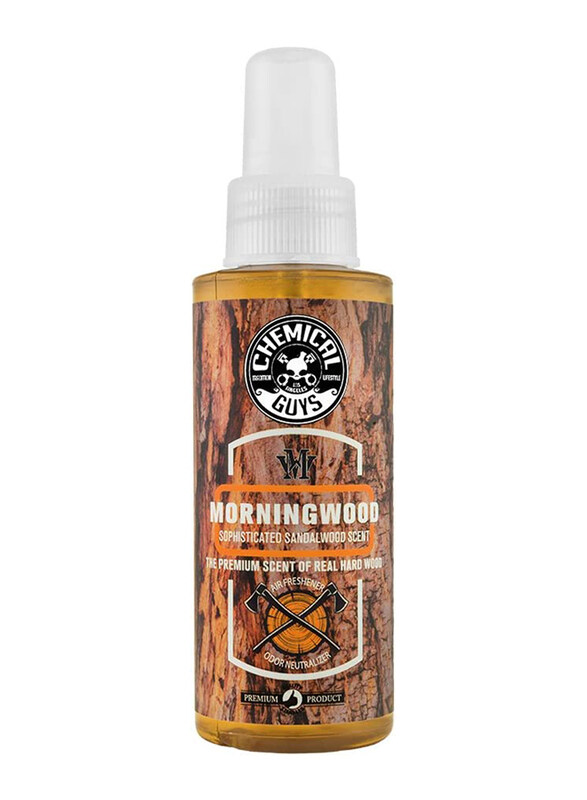 Chemical Guys 118ml Morning Wood Sandalwood Scent Air Freshener & Odor Eliminator
Chemical Guys 118ml Morning Wood Sandalwood Scent Air Freshener & Odor Eliminator