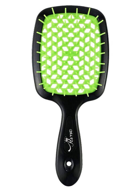 Prime Professional Detangler Superbrush Scalp Massage Paddle Brush for Dry Hair, Black/Green, 1 Piece
Prime Professional Detangler Superbrush Scalp Massage Paddle Brush for Dry Hair, Black/Green, 1 Piece
