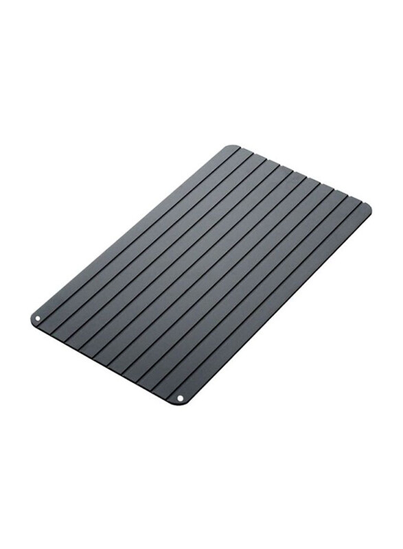 Generic 29.5cm Thaw Salver Defrosting Stainless Steel Rectangle Tray, H21058, Black
Generic 29.5cm Thaw Salver Defrosting Stainless Steel Rectangle Tray, H21058, Black