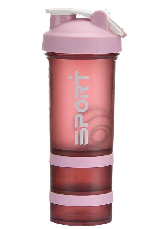 Sport 236ml Portable Supplement Mixer Cup with Powder Storage for Running Cycling Fitness Protein Shaker Bottle, Pink
Sport 236ml Portable Supplement Mixer Cup with Powder Storage for Running Cycling Fitness Protein Shaker Bottle, Pink