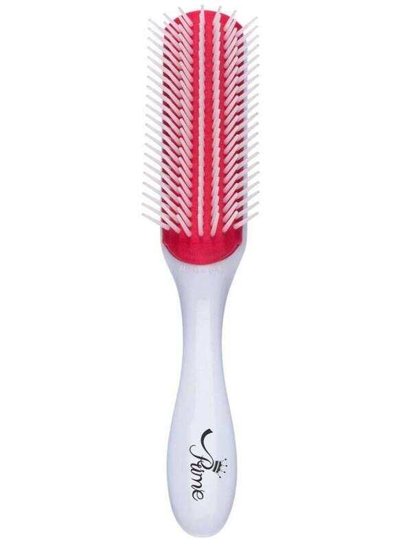 Prime Anti-Static Comb Detangling Round Hair Brush for Dry Hair, White/Red, 1 Piece
Prime Anti-Static Comb Detangling Round Hair Brush for Dry Hair, White/Red, 1 Piece