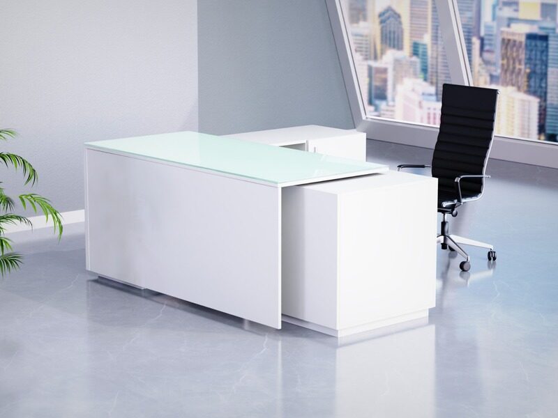 Mahmayi Specialties L Shaped Glass Executive Table with Storage Shelves and Cabinet for Home & Office Contemporary Style L Shaped Computer Desk - Prem
Mahmayi Specialties L Shaped Glass Executive Table with Storage Shelves and Cabinet for Home & Office Contemporary Style L Shaped Computer Desk - Prem