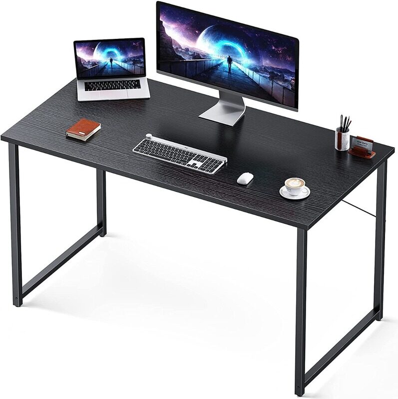 Mahmayi Modern ZCD-12A Black Computer Desk with Adjustable Leg Pads, Sturdy Anti-Rust Steel Frames for Home, Office, Living Room, Workstation 120x60 c
Mahmayi Modern ZCD-12A Black Computer Desk with Adjustable Leg Pads, Sturdy Anti-Rust Steel Frames for Home, Office, Living Room, Workstation 120x60 c