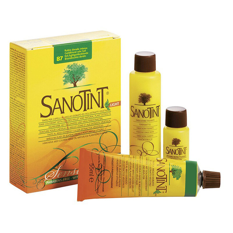 Sanotint Sensitive Hair Color Extra Light Golden Blonde 87 - Natural Permanent Hair Dye, 125 ml
Sanotint Sensitive Hair Color Extra Light Golden Blonde 87 - Natural Permanent Hair Dye, 125 ml