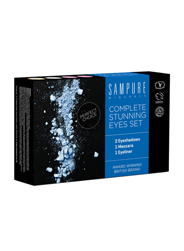 Sampure Minerals Complete Stunning Eyes Makeup Set, 4-Pieces, 15.2gm, Gemstone, Green
Sampure Minerals Complete Stunning Eyes Makeup Set, 4-Pieces, 15.2gm, Gemstone, Green