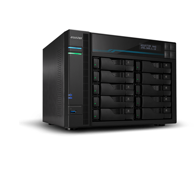 Asustor 10 Bay Intel Atom C3538 Quad-Core 8GB SO-DIMM DDR4 External Tower Storage, AS6510T, Black
Asustor 10 Bay Intel Atom C3538 Quad-Core 8GB SO-DIMM DDR4 External Tower Storage, AS6510T, Black