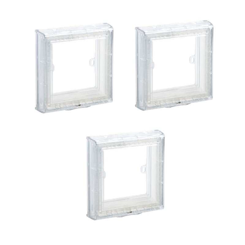 Schneider Electric Kavacha Full,Time Weatherproof Membrane Switch Cover (Transparent) IP55 , E223M_TR , Pack of 3
Schneider Electric Kavacha Full,Time Weatherproof Membrane Switch Cover (Transparent) IP55 , E223M_TR , Pack of 3