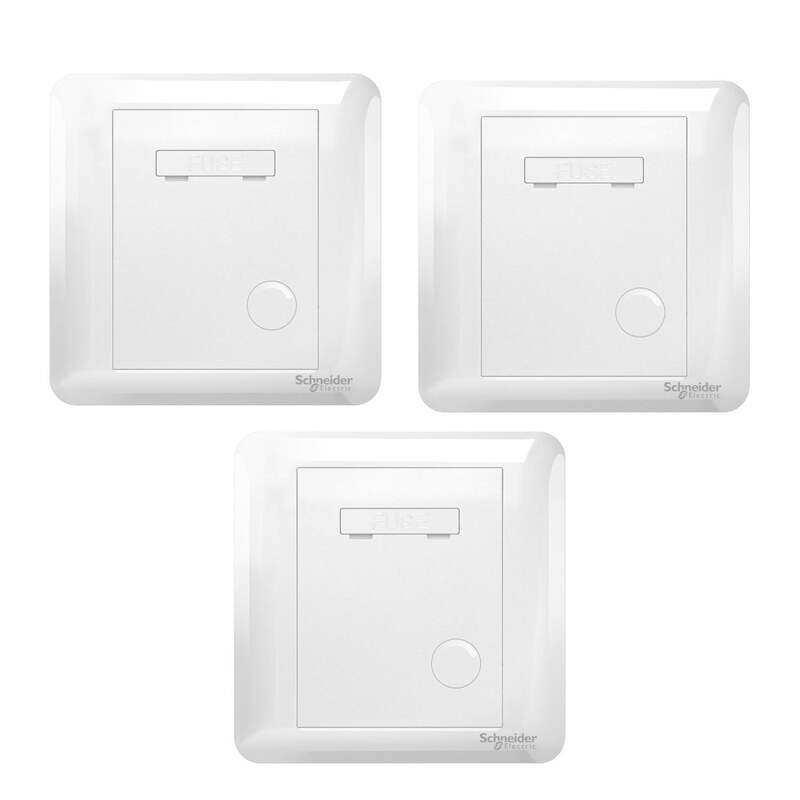 Schneider Electric Affle Plus 13A 250V Fused Connection Unit, White , A3G30FSG_WE , Pack of 3
Schneider Electric Affle Plus 13A 250V Fused Connection Unit, White , A3G30FSG_WE , Pack of 3