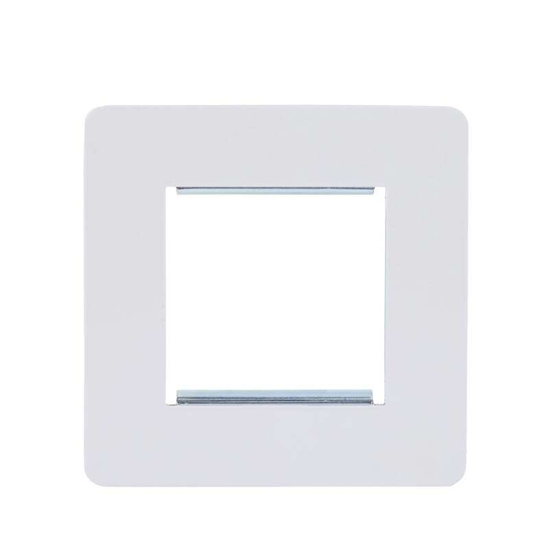 Schneider Electric Ultimate Screwless Euro Modular Front Plate, 2 Gangs, White Metal , GU8460PW
Schneider Electric Ultimate Screwless Euro Modular Front Plate, 2 Gangs, White Metal , GU8460PW