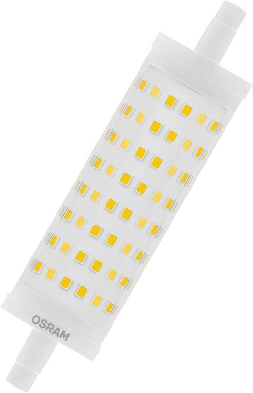 OSRAM dimmable LED flashlight with R7s base, 16 W LED tube, replacement for 125 W bulb, warm white (2700K)\
OSRAM dimmable LED flashlight with R7s base, 16 W LED tube, replacement for 125 W bulb, warm white (2700K)\