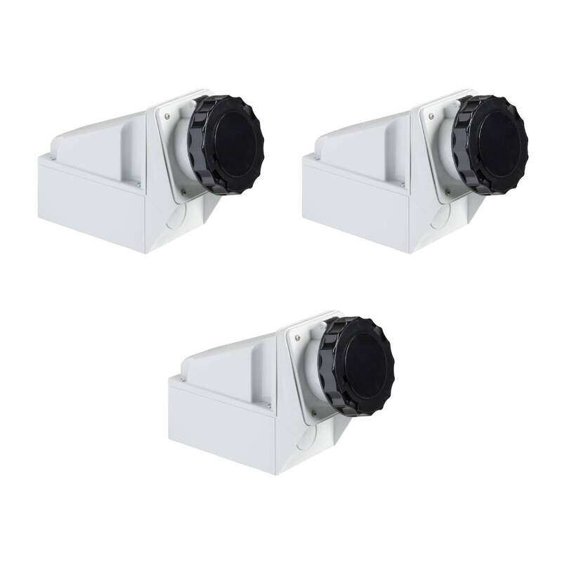 Schneider Electric PratiKa Industrial Socket, 63A, 3P+N+E, 480,500V AC, IP67, Wall,Mounted , 81186 , Pack of 3
Schneider Electric PratiKa Industrial Socket, 63A, 3P+N+E, 480,500V AC, IP67, Wall,Mounted , 81186 , Pack of 3
