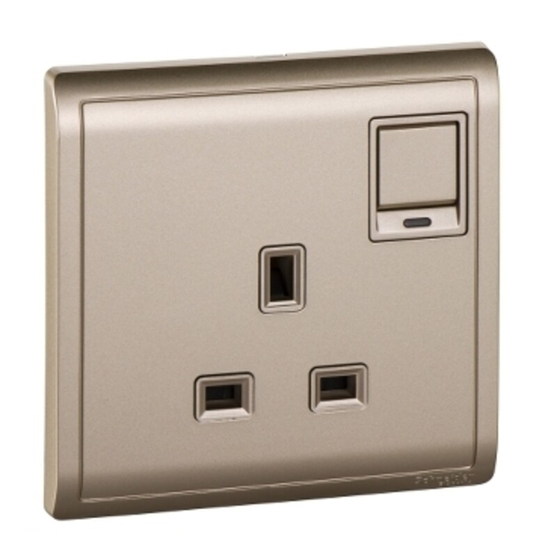 Schneider Electric Pieno 13A 250V 1 Gang Switched Socket with Neon, Wine Gold (Model Number - E8215N_WG)
Schneider Electric Pieno 13A 250V 1 Gang Switched Socket with Neon, Wine Gold (Model Number - E8215N_WG)