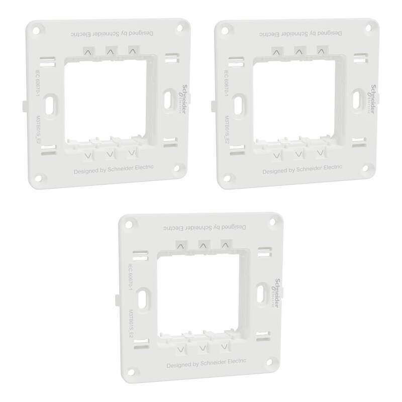 Schneider Electric Miluz E 2,Gang Supporting Frame, White , M3TB01S_E2 , Pack of 3
Schneider Electric Miluz E 2,Gang Supporting Frame, White , M3TB01S_E2 , Pack of 3