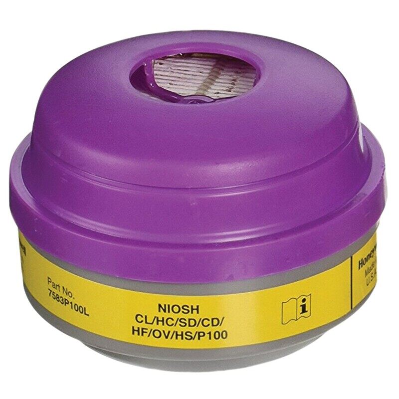 Honeywell North Industrial Safety 7583P100L Acid Gas and Organic Vapor Cartridges P100 Filter
Honeywell North Industrial Safety 7583P100L Acid Gas and Organic Vapor Cartridges P100 Filter