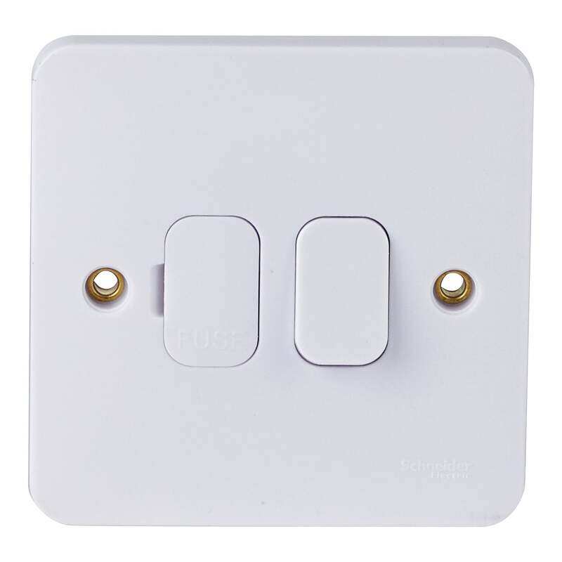 Schneider Electric Lisse White Moulded Fuse Connection Unit, 1 Gang, 13A , GGBL5010
Schneider Electric Lisse White Moulded Fuse Connection Unit, 1 Gang, 13A , GGBL5010