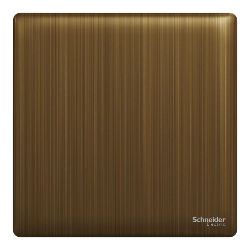 Scheider Electric Schneider Electric Blank plate, Unica X, 1 gang, matt, antique brass - NUX30X_AB
Scheider Electric Schneider Electric Blank plate, Unica X, 1 gang, matt, antique brass - NUX30X_AB