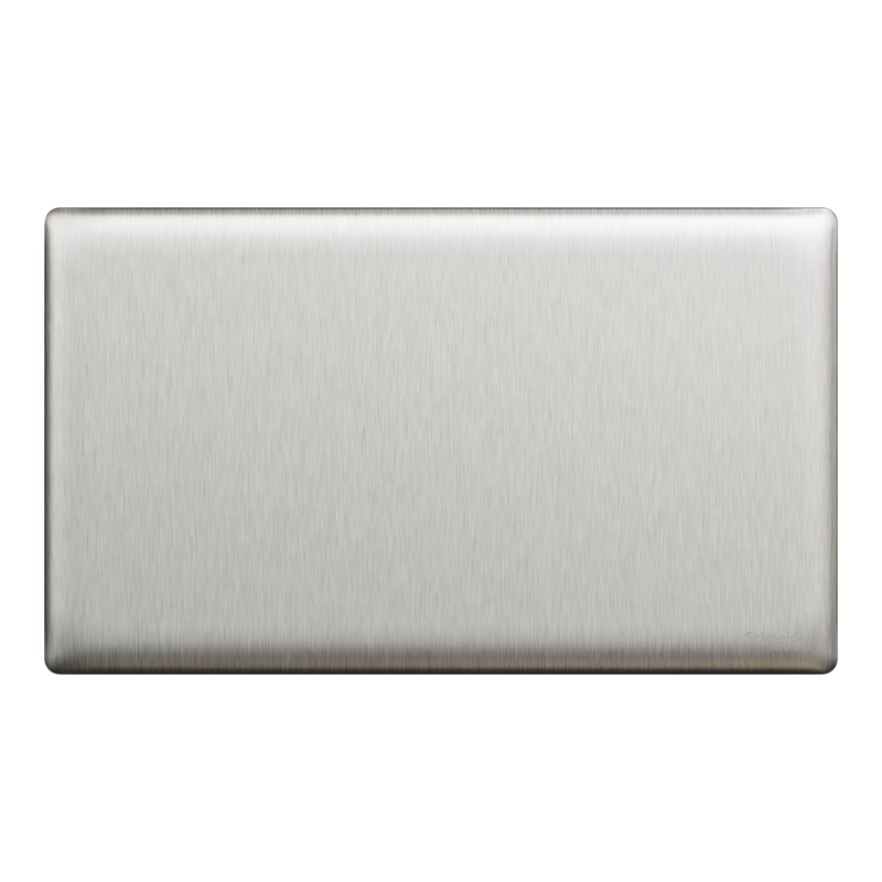 Scheider Electric Schneider Electric Blank plate, Unica X, 2 gangs, matt, stainless steel - NUX30TX_SS
Scheider Electric Schneider Electric Blank plate, Unica X, 2 gangs, matt, stainless steel - NUX30TX_SS