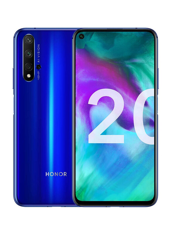 Honor 20 128GB Sapphire Blue, 6GB RAM, 4G LTE, Dual Sim Smartphone, International Version
Honor 20 128GB Sapphire Blue, 6GB RAM, 4G LTE, Dual Sim Smartphone, International Version