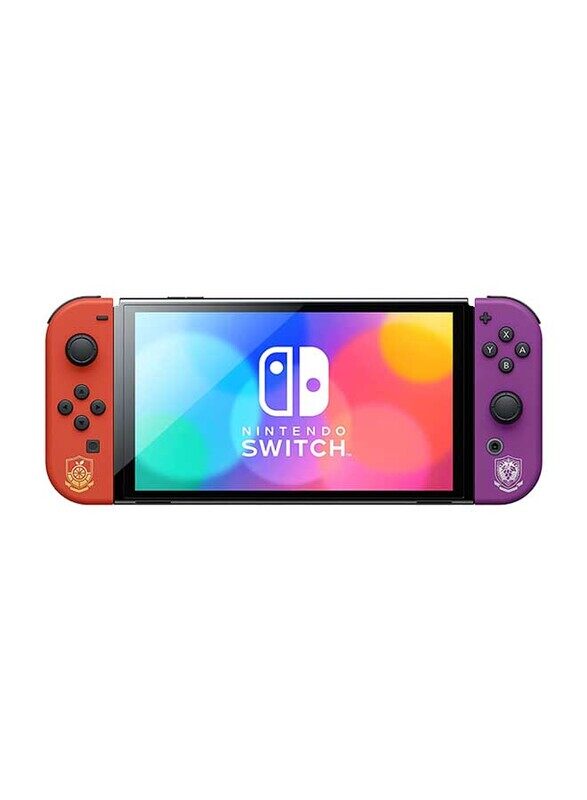 Nintendo Switch OLED Model Pokemon Scarlet & Violet Edition Controller, Orange/Purple, UAE Version
Nintendo Switch OLED Model Pokemon Scarlet & Violet Edition Controller, Orange/Purple, UAE Version