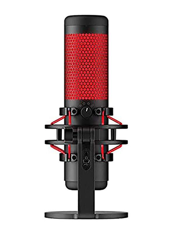HyperX QuadCast Gaming Professional Microphone for PC, PS4 and Mac, HX-MICQC-BK, Red/Black
HyperX QuadCast Gaming Professional Microphone for PC, PS4 and Mac, HX-MICQC-BK, Red/Black