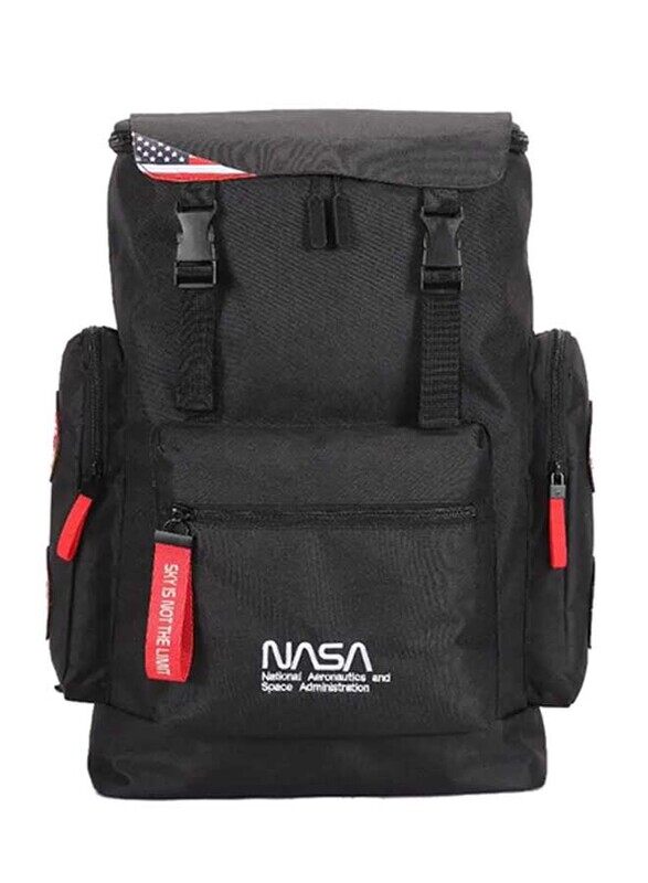Nasa Canvas 300D Material Embroidery Logo Zipper Backpack Laptop Bag with USB Charging Port, Black
Nasa Canvas 300D Material Embroidery Logo Zipper Backpack Laptop Bag with USB Charging Port, Black
