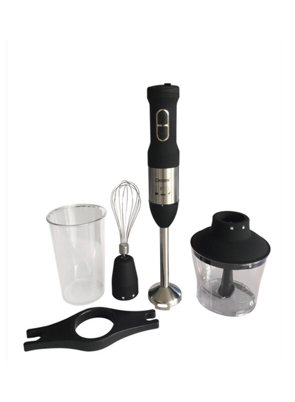 Dessini 4 in 1 High Quality Multifunction Electric Hand Blender with DC Motor, 850W, AKA815, Black
Dessini 4 in 1 High Quality Multifunction Electric Hand Blender with DC Motor, 850W, AKA815, Black