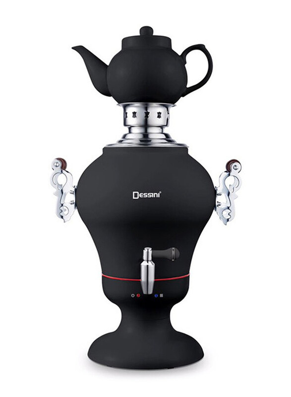 Dessini Capacity 2.5L Stainless Steel Electric Samovar for Tea and Coffee, 1950W, 13765, Black
Dessini Capacity 2.5L Stainless Steel Electric Samovar for Tea and Coffee, 1950W, 13765, Black