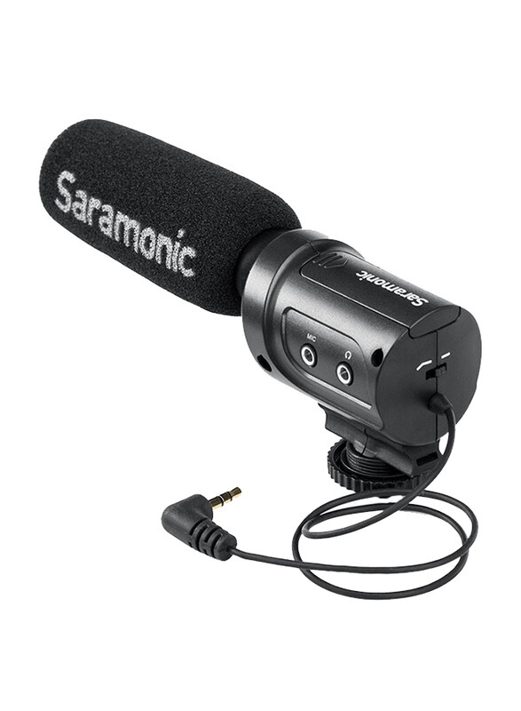 Generic Saramonic SRM3 Directional Condenser Shotgun Microphone for Camera, Black
Generic Saramonic SRM3 Directional Condenser Shotgun Microphone for Camera, Black