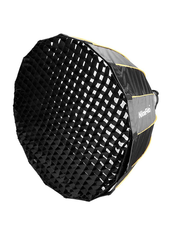 Generic Nicefoto LED-70CM Quick Set-Up Deep Parabolic Softbox with Grid, Black/White
Generic Nicefoto LED-70CM Quick Set-Up Deep Parabolic Softbox with Grid, Black/White