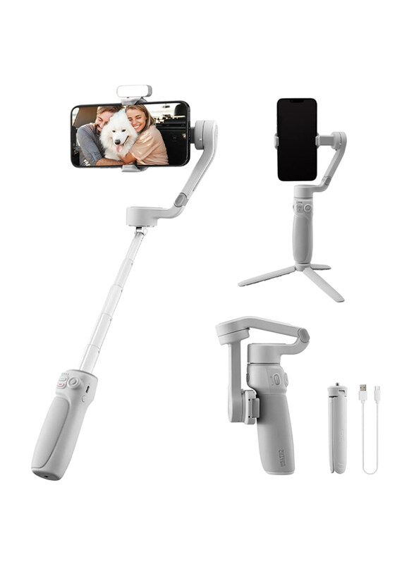 Generic Zhiyun JYYX016 Smooth Q4 Combo Gimbal Stabilizer, Built-in Extension Rod, Portable and Foldable, Vlogging YouTube TikTok Video, White
Generic Zhiyun JYYX016 Smooth Q4 Combo Gimbal Stabilizer, Built-in Extension Rod, Portable and Foldable, Vlogging YouTube TikTok Video, White